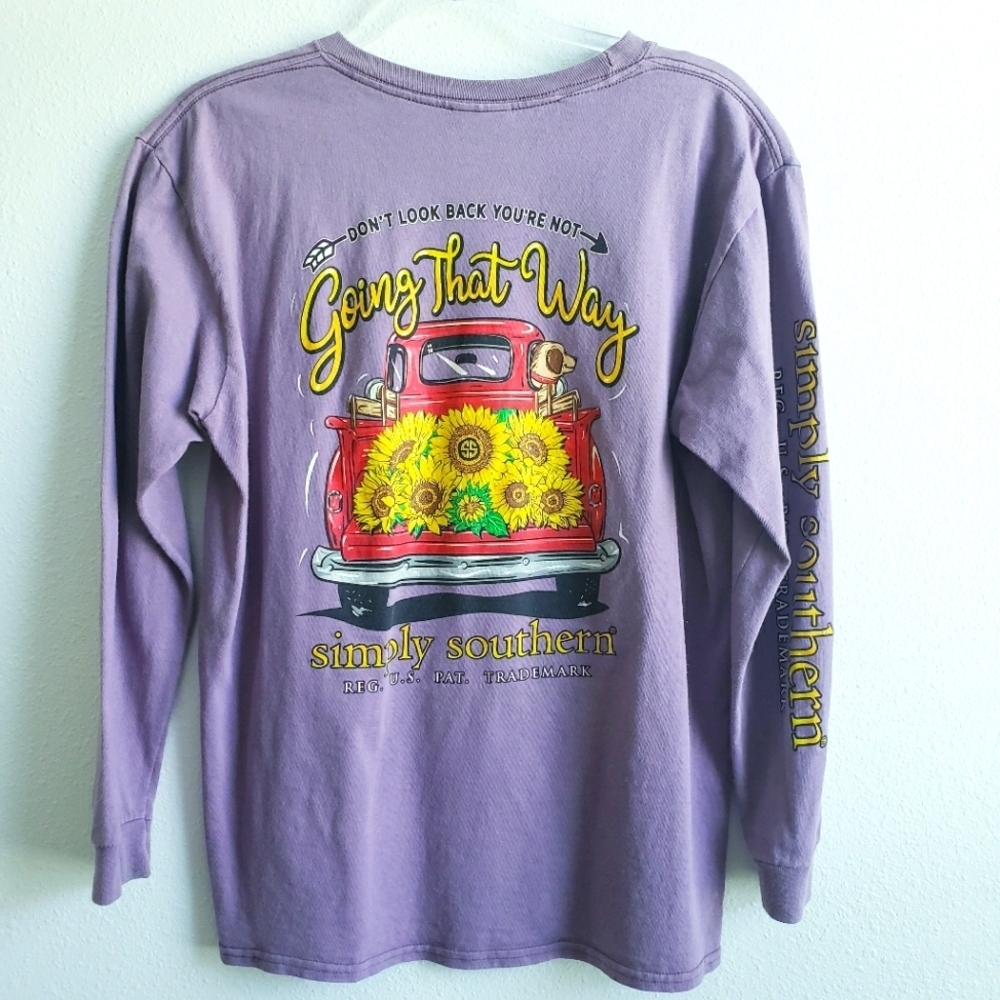 Simply Southern Sunflower Long Sleeve T-Shirt